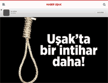 Tablet Screenshot of haberusak.com